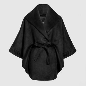 Sentaler Baby Alpaca Cape/ Poncho With Shawl Collar And Belt